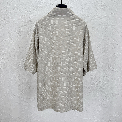 フェンディ刺繍半袖シャツ