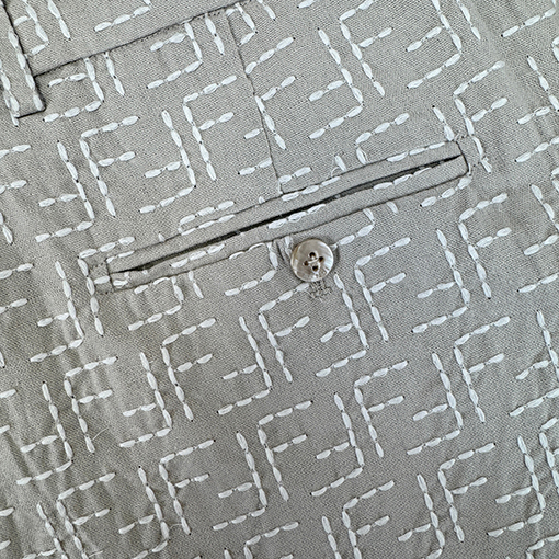 フェンディ刺繍されたバミューダショーツ