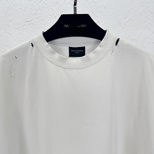 バレンシアガバックプリント半袖Tシャツ