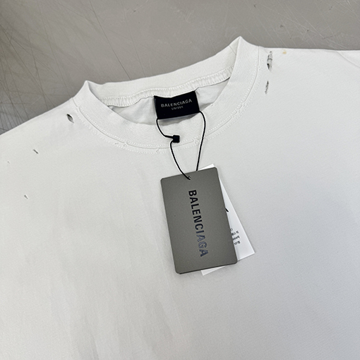 バレンシアガバックプリント半袖Tシャツ