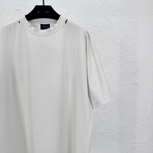 バレンシアガバックプリント半袖Tシャツ
