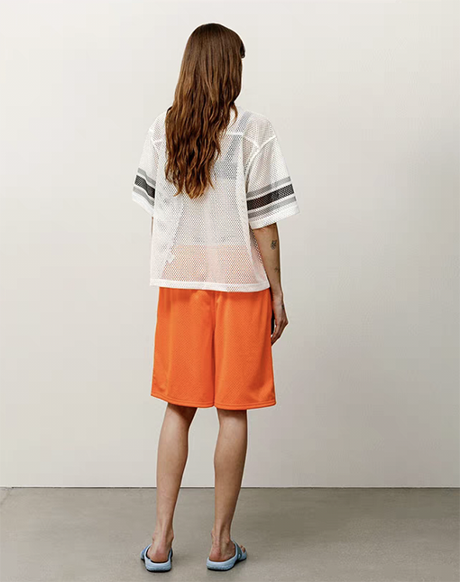 Stussy SS25 STüSSY INTERNATIONAL TEAM JERSEYメッシュVネックTシャツ