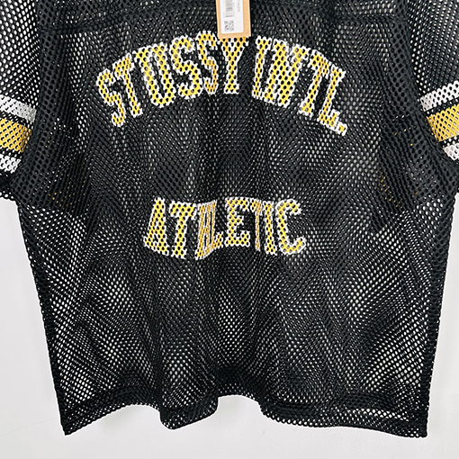 Stussy SS25 STüSSY INTERNATIONAL TEAM JERSEYメッシュVネックTシャツ