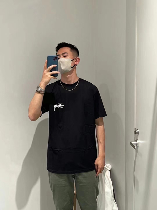 ステューシー ドールロゴ8号ボールプリント半袖Tシャツ