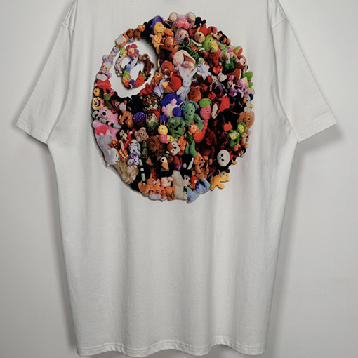 ステューシー ドールロゴ8号ボールプリント半袖Tシャツ