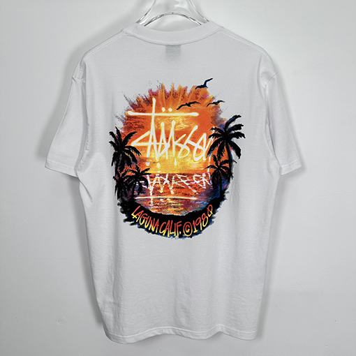 ステューシー サンセットココナッツビーチビューTシャツ