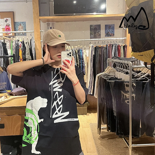 ステューシーコピー 恐竜デジタルプリント半袖Tシャツ