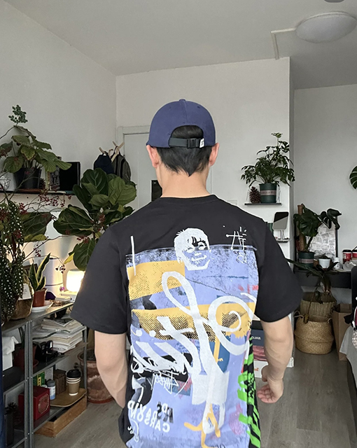 ステューシーコピー 恐竜デジタルプリント半袖Tシャツ
