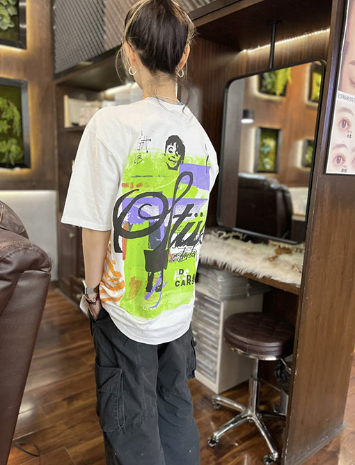ステューシーコピー 恐竜デジタルプリント半袖Tシャツ