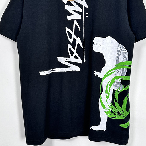 ステューシーコピー 恐竜デジタルプリント半袖Tシャツ