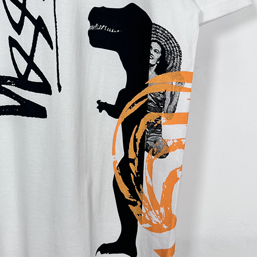 ステューシーコピー 恐竜デジタルプリント半袖Tシャツ