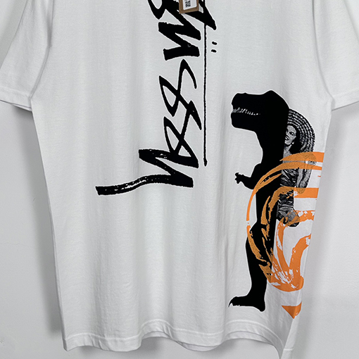ステューシーコピー 恐竜デジタルプリント半袖Tシャツ