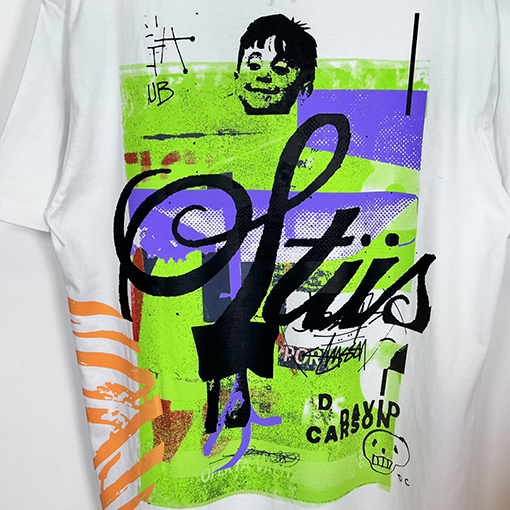 ステューシーコピー 恐竜デジタルプリント半袖Tシャツ