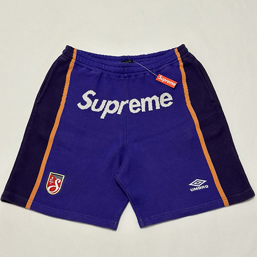 シュプリームコピー X UMBROコラボコレクション SS25 KNIT SHORTS30サッカーショーツ