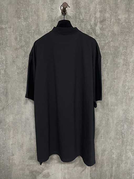 バレンシアガ25ss立体発泡ゴムプリント半袖Tシャツ