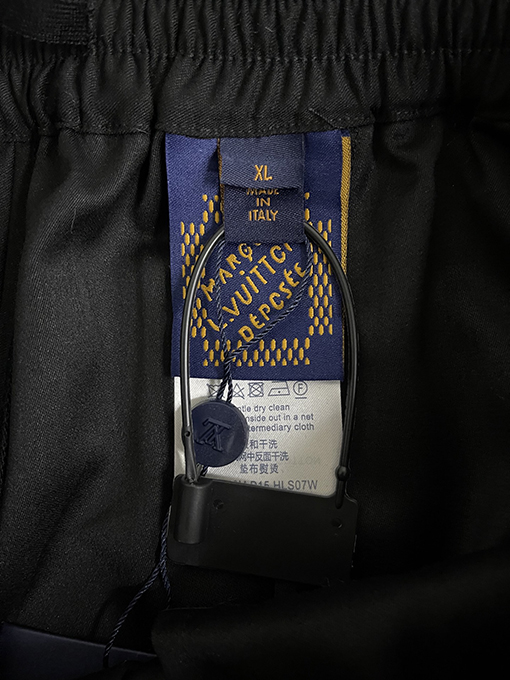 ルイヴィトン25ss LV刺繍カジュアルワイドレッグスーツパンツ