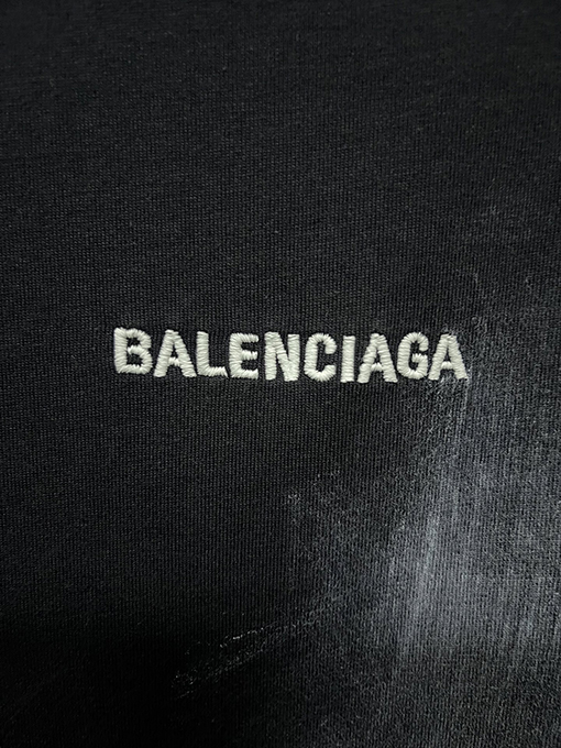 バレンシアガコピー 刺繍ロゴ落書き半袖Tシャツ