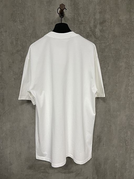 アレキサンダーワン25ssロゴオーバーレイプリントラウンドネック半袖Tシャツ