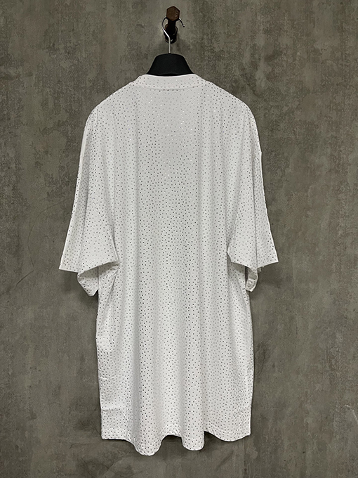 バレンシアガ満天星ホットドリル半袖Tシャツ