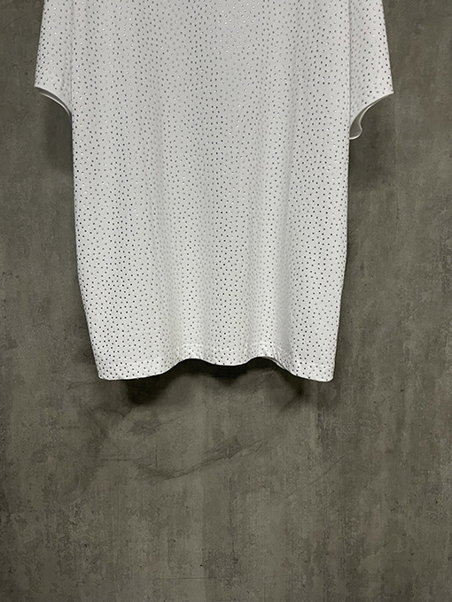 バレンシアガ満天星ホットドリル半袖Tシャツ