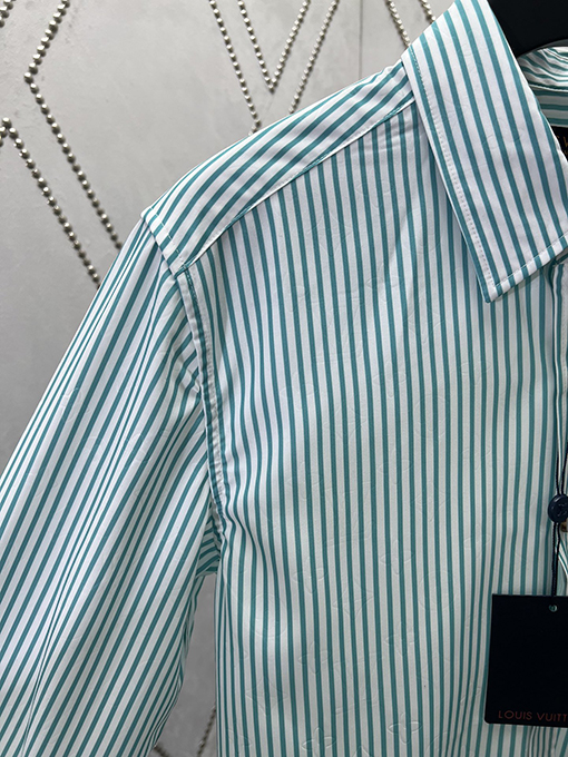 ルイヴィトン25ss新しいコットンの長袖シャツ