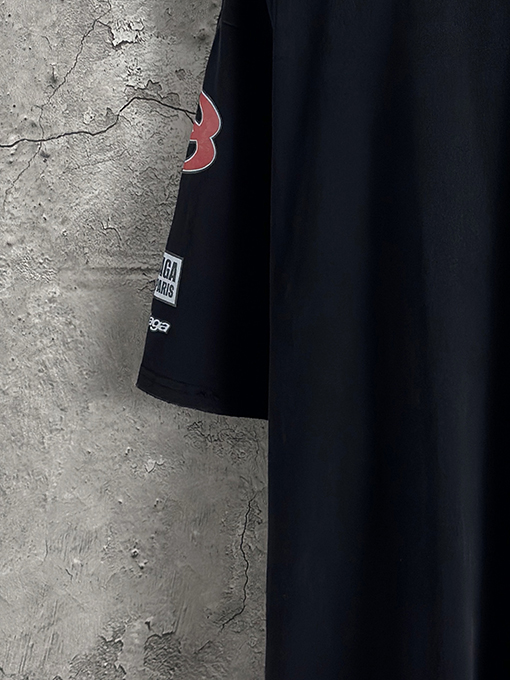 バレンシアガ ダブルサークルシリーズチームロゴ半袖Tシャツ