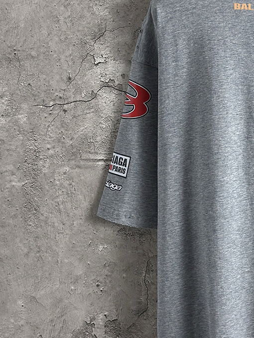 バレンシアガ ダブルサークルシリーズチームロゴ半袖Tシャツ