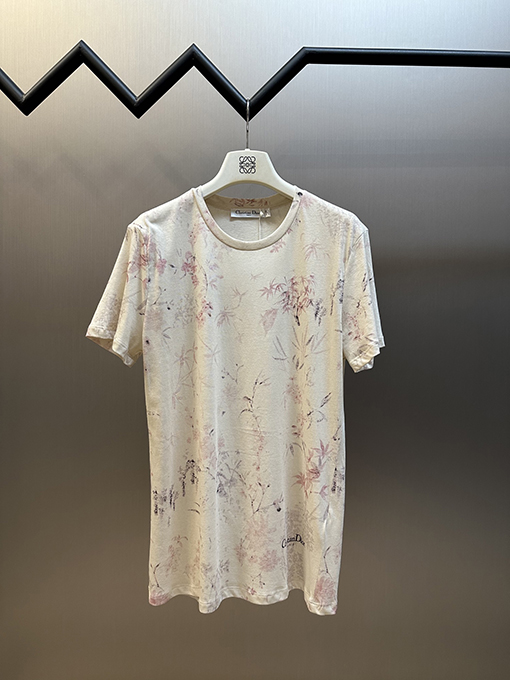 ディオールコピー Millefiori 新しい花柄半袖Tシャツ