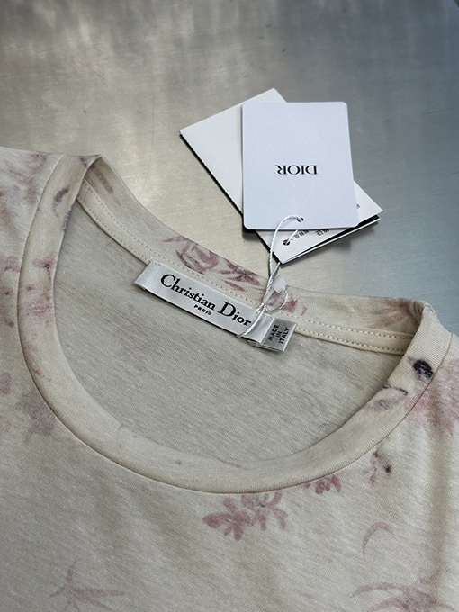 ディオールコピー Millefiori 新しい花柄半袖Tシャツ