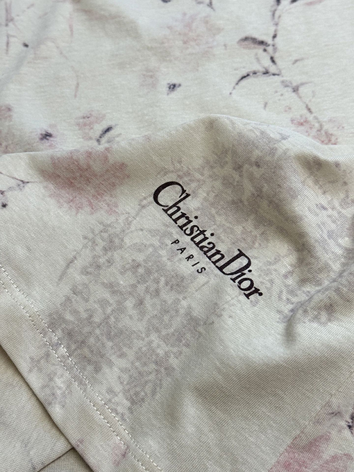 ディオールコピー Millefiori 新しい花柄半袖Tシャツ