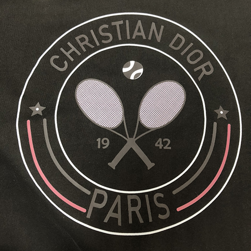 ディオール ロゴプリントラウンドネック半袖Tシャツ