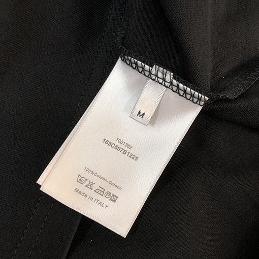 ディオール ロゴプリントラウンドネック半袖Tシャツ