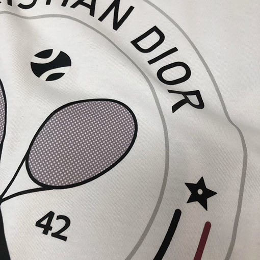 ディオール ロゴプリントラウンドネック半袖Tシャツ