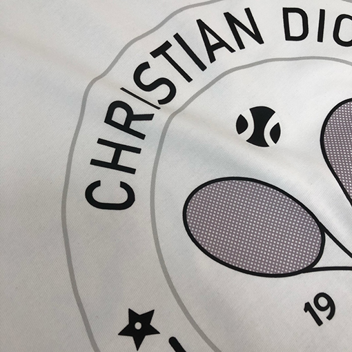 ディオール ロゴプリントラウンドネック半袖Tシャツ