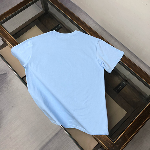 モンクレール 新しいロゴ刺繍ラウンドネック半袖Tシャツ