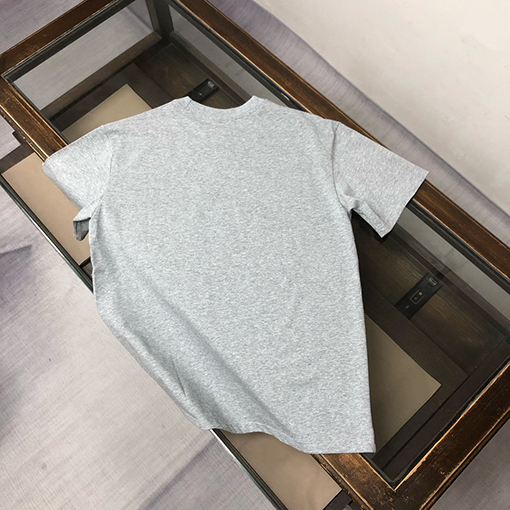 モンクレール 新しいロゴ刺繍ラウンドネック半袖Tシャツ