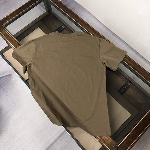 モンクレールスーパーコピー ロゴ刺繍ラウンドネック半袖Tシャツ