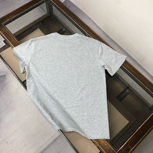 モンクレールスーパーコピー ロゴ刺繍ラウンドネック半袖Tシャツ