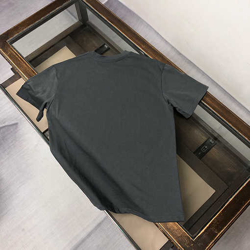 モンクレールスーパーコピー ロゴ刺繍ラウンドネック半袖Tシャツ