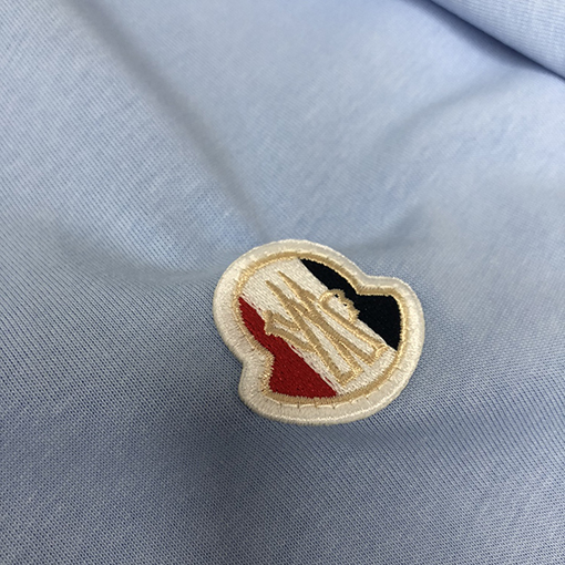 モンクレールスーパーコピー ロゴ刺繍ラウンドネック半袖Tシャツ