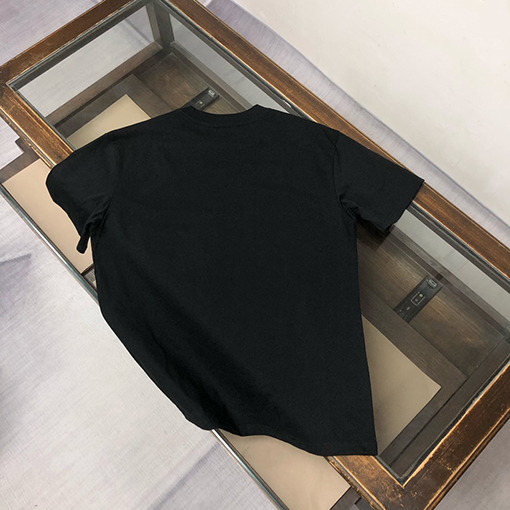モンクレール ロゴ柄プリントラウンドネック半袖Tシャツ