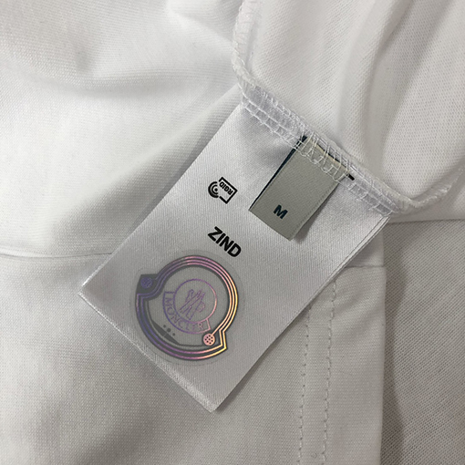 モンクレール ロゴ柄プリントラウンドネック半袖Tシャツ