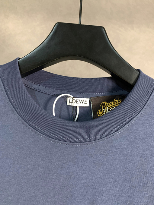 ロエベスーパーコピー 新しいシリーズ Paula’s 島のラウンドネック半袖Tシャツ