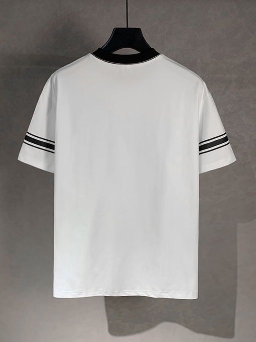 セリーヌスーパーコピー アルファベットクルーネック半袖Tシャツ