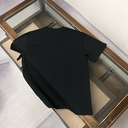 モンクレール ロゴ柄プリントラウンドネック半袖Tシャツ