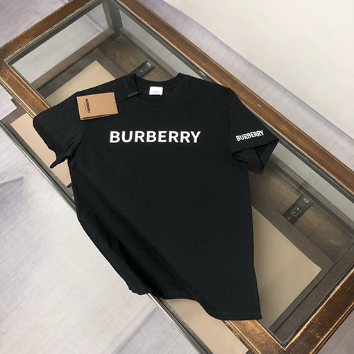 バーバリー クラシックロゴプリントラウンドネック半袖Tシャツ