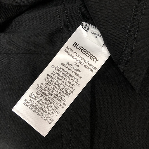 バーバリー クラシックロゴプリントラウンドネック半袖Tシャツ