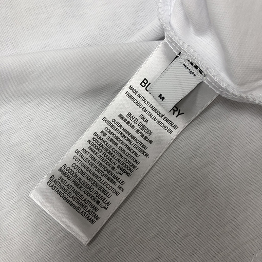 バーバリー クラシックロゴプリントラウンドネック半袖Tシャツ