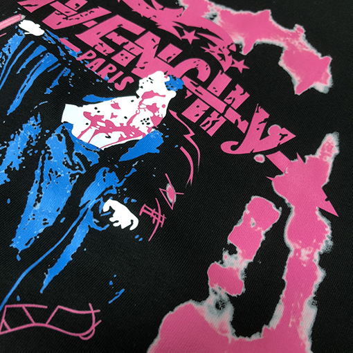 ジバンシイ 胸のカスタムパターンプリントクルーネック半袖Tシャツ
