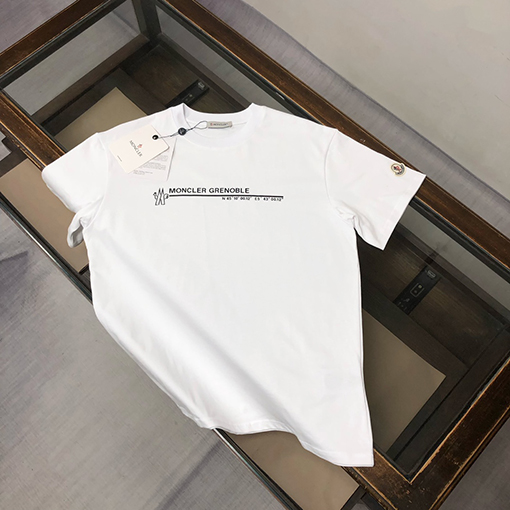 モンクレール 新しいプリントロゴ半袖Tシャツ